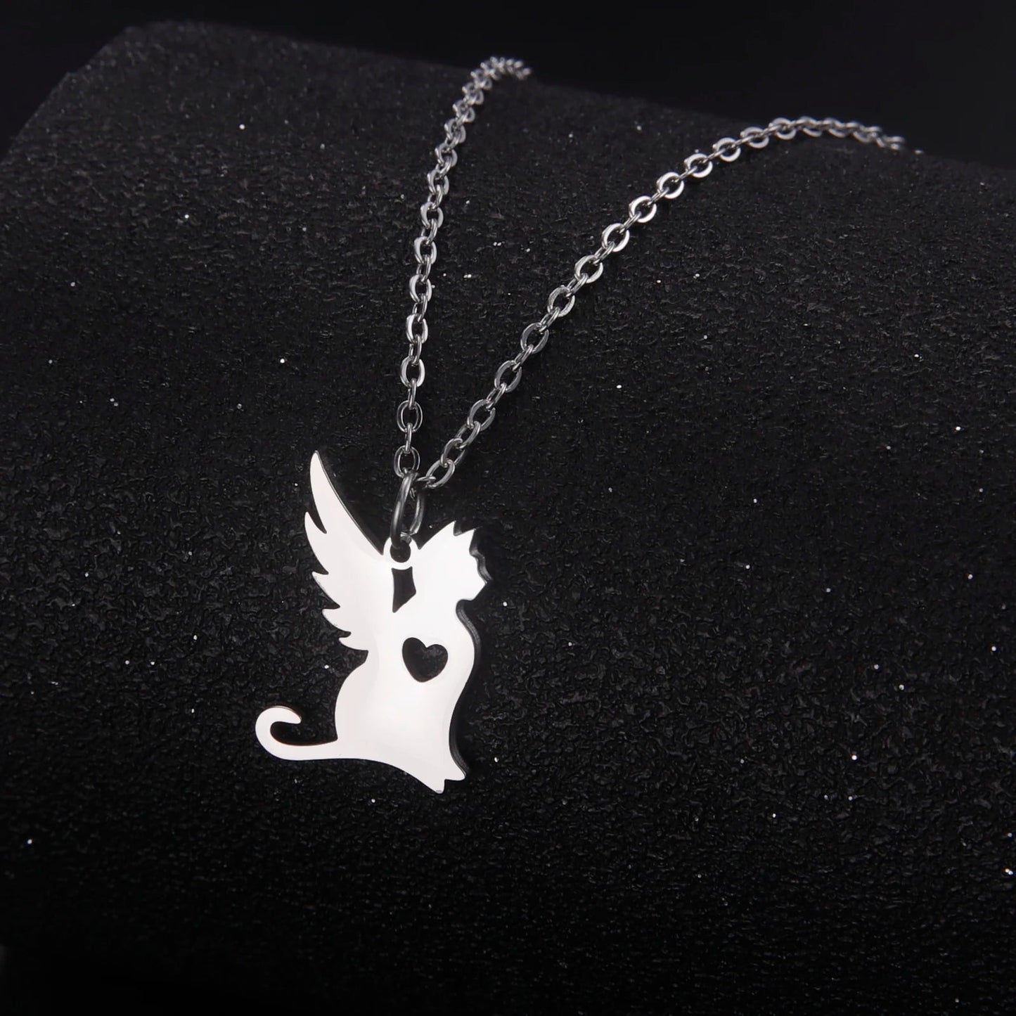 Collier femme - CHAT - ANGE - Animal en folie