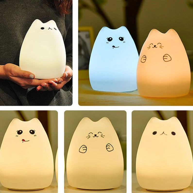 Lampe de chevet - VEILLEUSE CHAT - Animal en folie